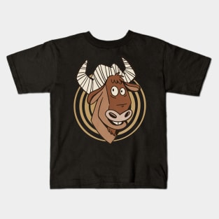 Gnu animal cartoon Kids T-Shirt